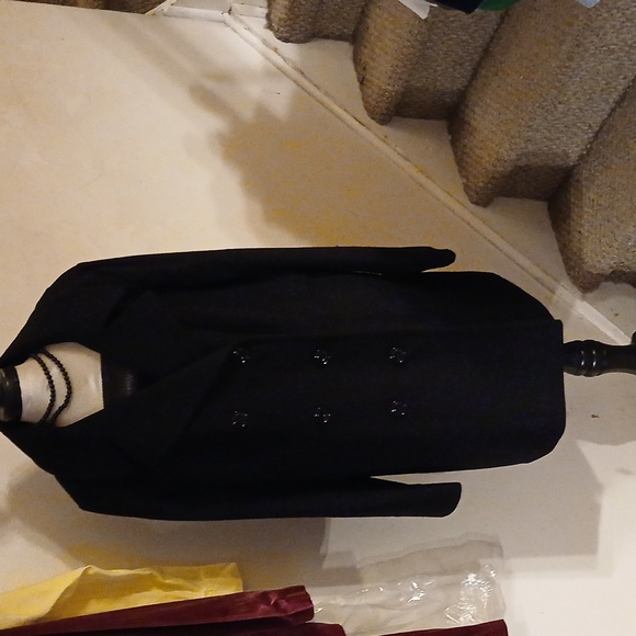 London Fog Jackets & Blazers - London fog black double breasted wool coat NWT